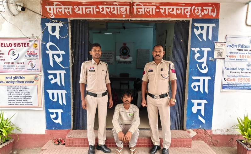 वारदात : शराब के लिए पैसे न देने पर पत्नी पर बर्बर हमला कर फरार हुआ पति, महिला की हालत गंभीर, 24 घंटे में आरोपी को पुलिस ने किया गिरफ्तार, न्यायालय में पेश कर भेजा गया जेल.