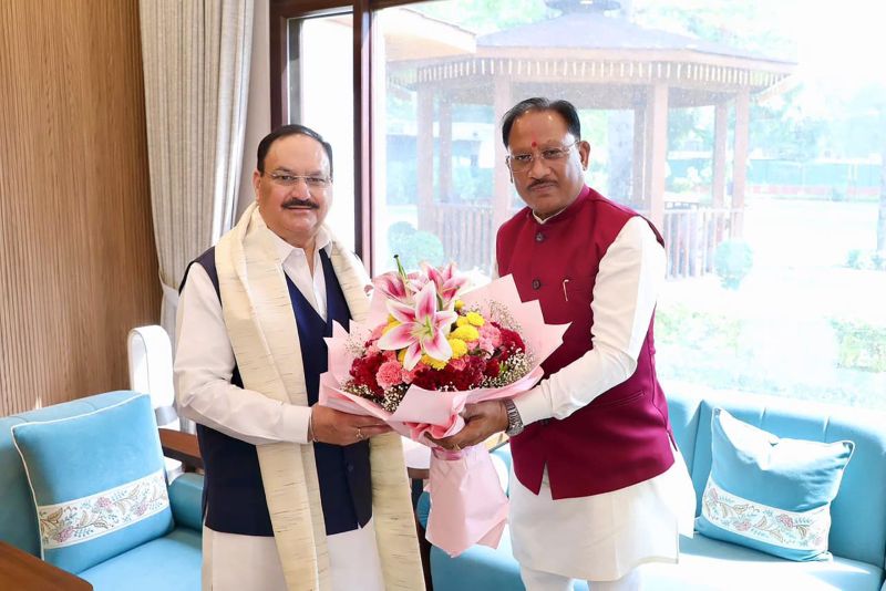 स्वास्थ्य से खेती तक विकास पर फोकस: मुख्यमंत्री साय ने जेपी नड्डा के साथ की विस्तृत चर्चा, केंद्र से मिला सहयोग का भरोसा