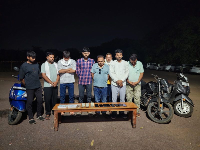 गनियारी में चल रहा था लाखों का जुआ, पुलिस की अचानक रेड से मची भगदड़; 8 आरोपी दबोचे गए