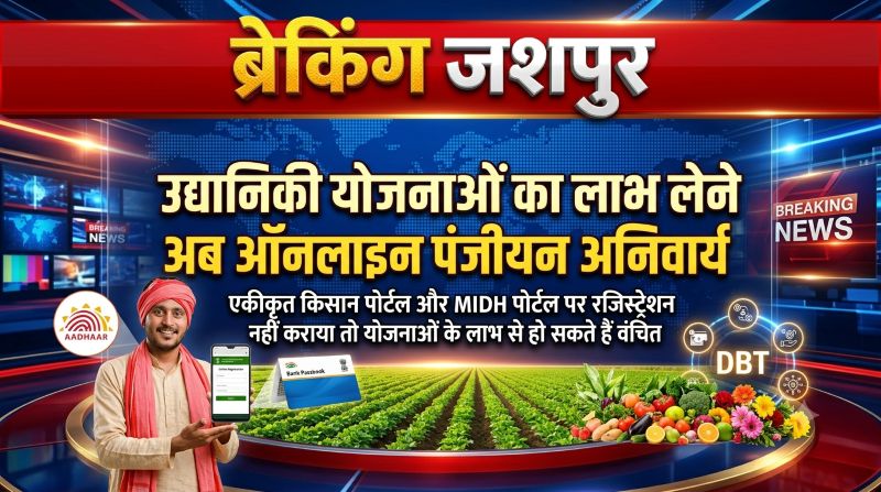 समय रहते कराएं ऑनलाइन पंजीयन, वरना छूट जाएगा सरकारी अनुदान: उद्यानिकी विभाग ने किसानों के लिए जारी किया अहम निर्देश