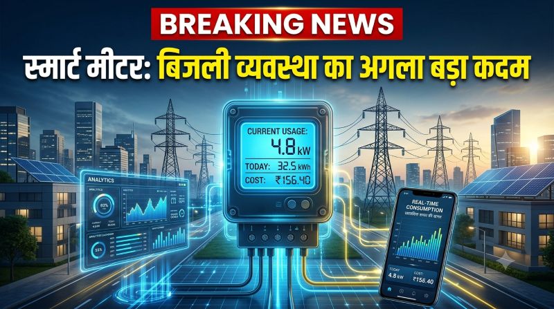 स्मार्ट मीटर बना बिजली उपभोक्ताओं की नई ताकत: रियल टाइम खपत की जानकारी से होगा बेहतर प्रबंधन और सटीक बिल