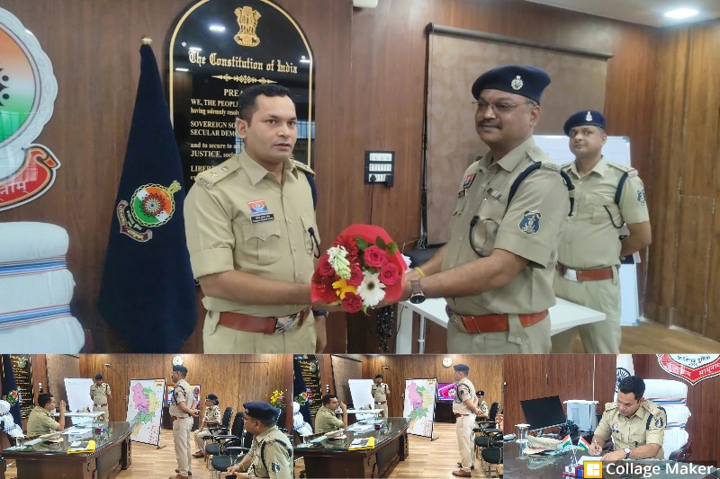सूरजपुर के नए एसपी योगेश कुमार पटेल ने संभाला पदभार, पहली बैठक में अपराध नियंत्रण, सड़क सुरक्षा और निष्पक्ष पुलिसिंग पर दिए कड़े निर्देश.
