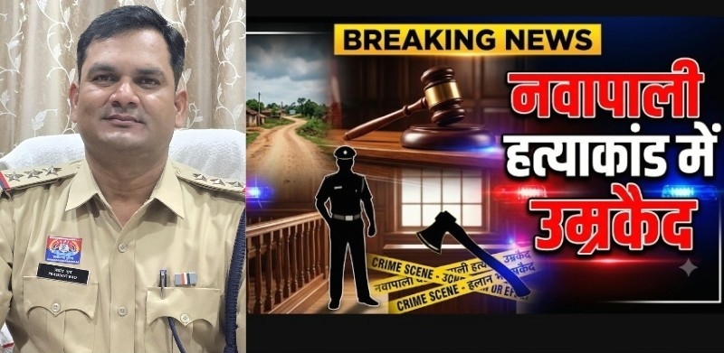 कुल्हाड़ी से की थी बेरहमी से हत्या, ढाई साल बाद मिला इंसाफ ! 20 गवाह और वैज्ञानिक साक्ष्यों ने दिलाई उम्रकैद की सजा, नवापाली हत्याकांड में हत्यारा उम्रकैद का दोषी, पीड़ित परिवार को मिलेगी ₹1 लाख क्षतिपूर्ति.