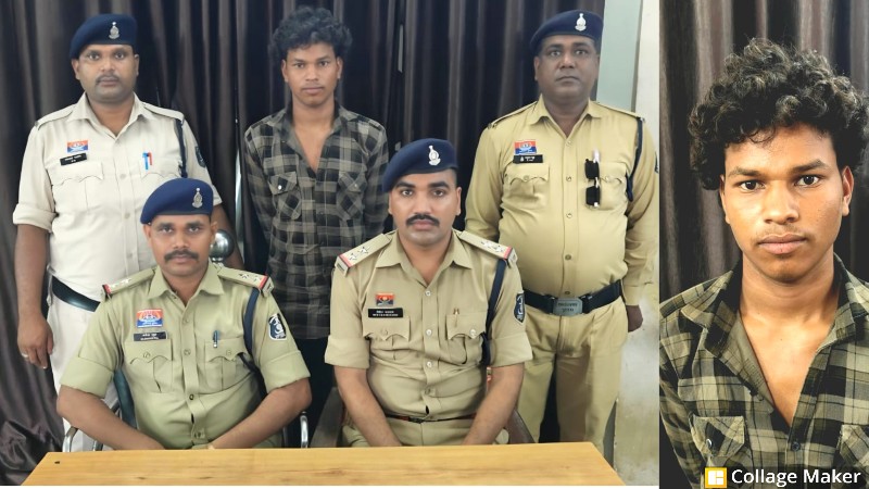 मुखबिर की सूचना पर कोतवाली पुलिस का एक्शन : कलेक्ट्रेट मोड़ पर चाकू लहराकर लोगों को डराने वाला युवक धारदार चाकू के साथ गिरफ्तार, आर्म्स एक्ट के अंतर्गत भेजा गया जेल.