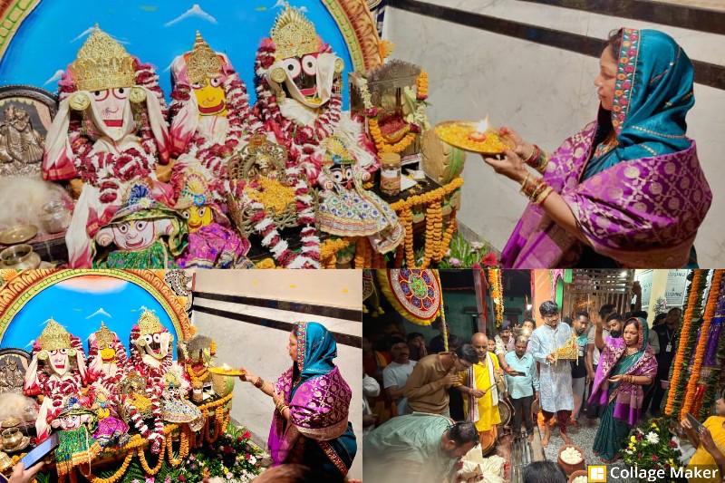 श्री जगन्नाथ रथयात्रा महोत्सव : 1942 की ऐतिहासिक परंपरा फिर बनी आस्था का महासंगम, रसगुल्ला अर्पित कर महाप्रभु जगन्नाथ का गर्भगृह में दिव्य प्रवेश.