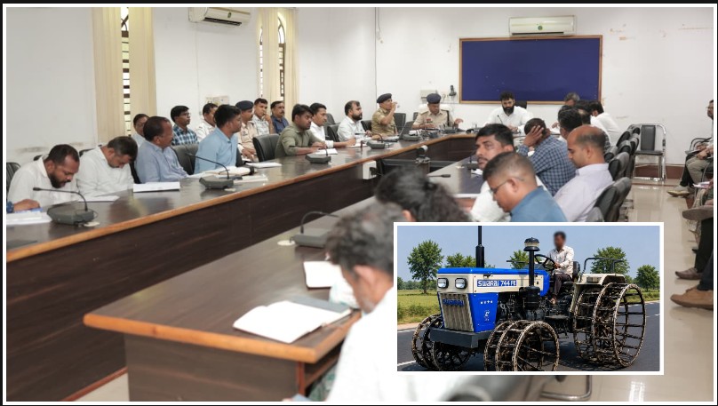 जशपुर में आयरन केज व्हील वाले ट्रैक्टरों पर सख्ती, सड़क पर चलते मिले तो होगी कार्रवाई
