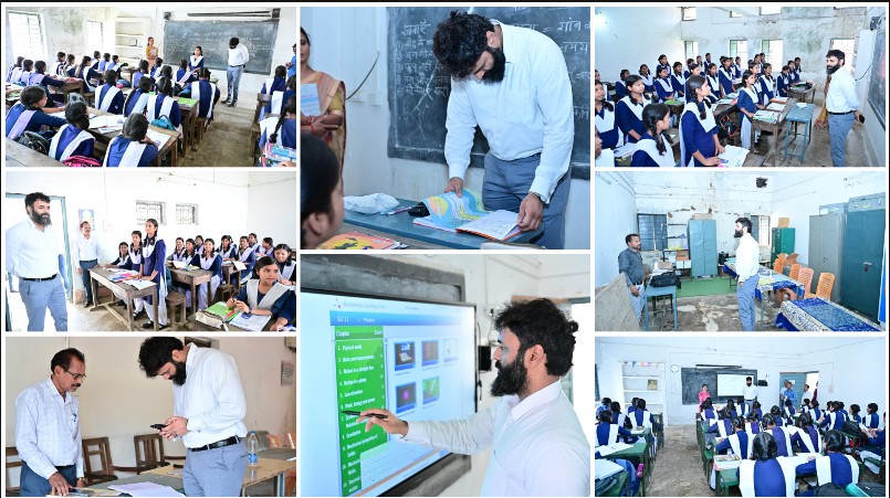 कलेक्टर रोहित व्यास पहुंचे सीधे क्लासरूम, छात्राओं से पूछा सपना… फिर पालकों को किया फोन, 100% उपस्थिति के लिए जारी किए सख्त निर्देश