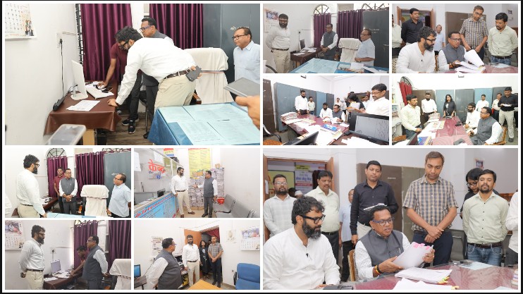 औचक निरीक्षण से मचा हड़कंप! सरगुजा आयुक्त नरेंद्र दुग्गा ने कलेक्ट्रेट की प्रशासनिक व्यवस्था पर कसी लगाम, लंबित फाइलों और धीमी प्रगति पर अधिकारियों की लगाई क्लास