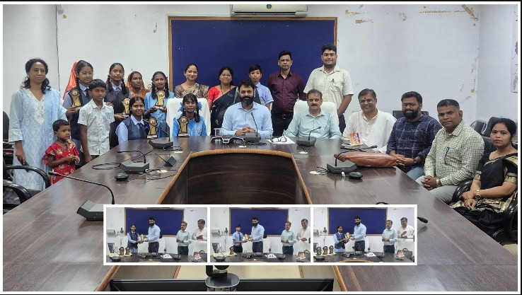 जशपुर के होनहारों ने बढ़ाया जिले का मान! राज्य स्तर पर चमके 7 विद्यार्थी, कलेक्टर ने किया भव्य सम्मान