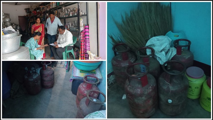 सीएम हेल्पलाइन 1076 की शिकायत पर जशपुर में बड़ी कार्रवाई, लोदाम की दुकान से 13 अवैध एलपीजी गैस सिलेंडर जब्त