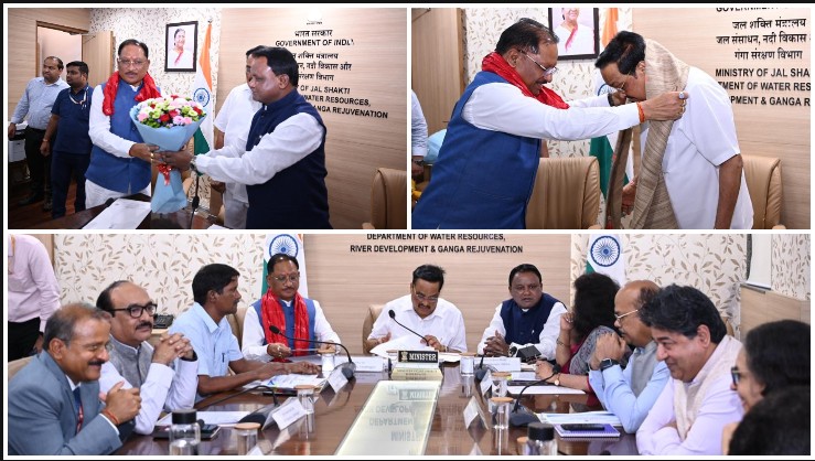 महानदी विवाद पर बड़ा ब्रेकथ्रू! दिल्ली में आमने-सामने आए छत्तीसगढ़-ओडिशा के मुख्यमंत्री, विष्णुदेव साय बोले—‘विवाद नहीं, साझा समृद्धि का बने आधार’