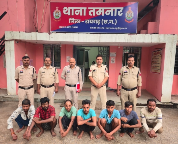 आदतन उपद्रव करने वाले सात युवकों पर पुलिस का शिकंजा, एसडीएम कोर्ट से जेल वारंट जारी, तमनार के सात उपद्रवियों को निवारक कार्रवाई के बाद भेजा गया जेल.