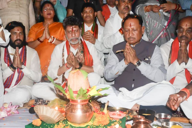सक्ती में भाजपा को मिला नया संगठनात्मक आधार, मुख्यमंत्री विष्णुदेव साय ने ‘डॉ. श्यामा प्रसाद मुखर्जी भवन’ की रखी आधारशिला