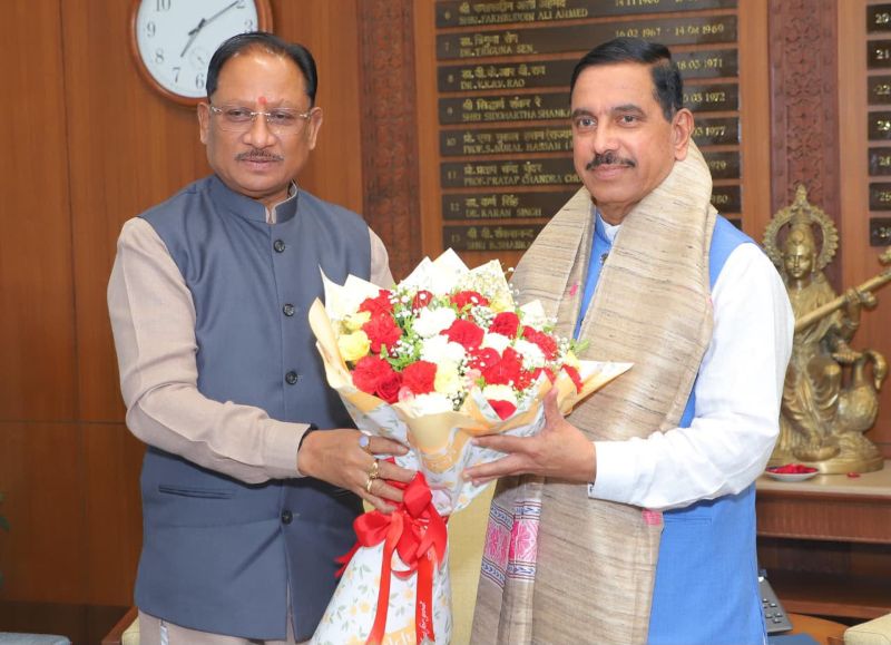 धान खरीदी और भंडारण को मिलेगी बड़ी राहत! मुख्यमंत्री साय ने केंद्रीय मंत्री से 5 लाख टन चावल के त्वरित उठाव और पर्याप्त रेलवे रैक की मांग की
