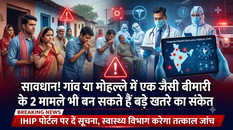 सावधान! गांव या मोहल्ले में एक जैसी बीमारी के 2 मामले भी बन सकते हैं बड़े खतरे का संकेत, अब सीधे सरकार को दें सूचना