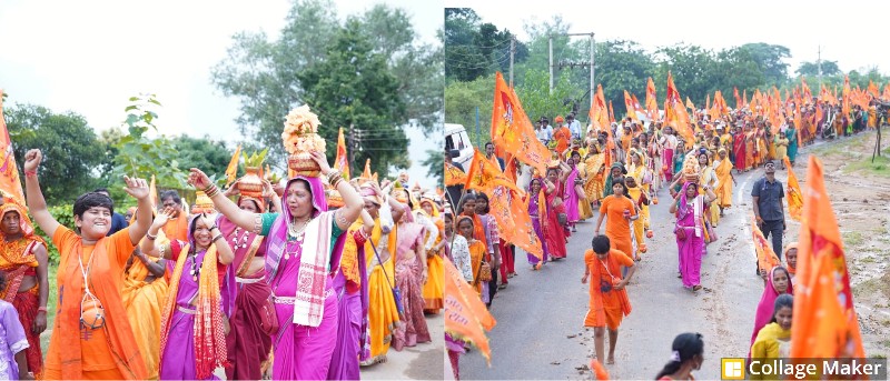 सावन के अंतिम सोमवार पर बगिया में उमड़ा आस्था का सैलाब : ईब-मैनी संगम से महादेव मंदिर तक निकली भव्य कांवड़ यात्रा, हर-हर महादेव के जयघोष से गूंजा क्षेत्र, कौशल्या साय ने किया महादेव का जलाभिषेक.