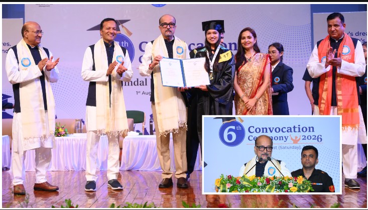 “युवा ज्ञान, नवाचार और नैतिक मूल्यों से गढ़ें विकसित भारत का भविष्य” : राज्यपाल रमेन डेका का ओ.पी. जिंदल विश्वविद्यालय के दीक्षांत समारोह से देश के युवाओं को बड़ा संदेश