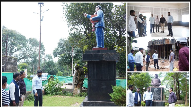 जशपुर शहर बदलेगा नए रंग-रूप में! कलेक्टर रोहित व्यास ने निर्माण कार्यों का लिया जायजा, 500 सीटर नालंदा परिसर समेत सौंदर्यीकरण को रफ्तार