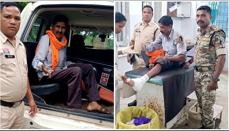 हादसे की सूचना मिलते ही दौड़ी डायल-112, घायल को समय पर अस्पताल पहुंचाया! पुलिस जवानों की सूझबूझ से टली बड़ी अनहोनी
