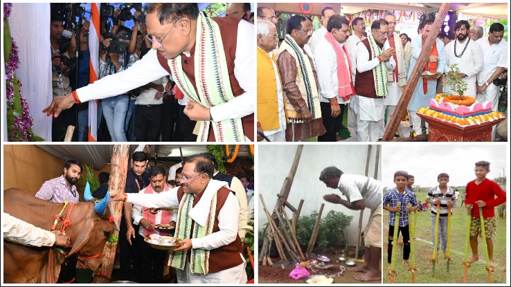 विशेष लेख : विष्णु सरकार ने बढ़ाया किसानों का मान-खेती किसानी को मिला नया संबल, छत्तीसगढ़ की कृषि संस्कृति परंपरा व आस्था से जुड़ा है हरेली तिहार