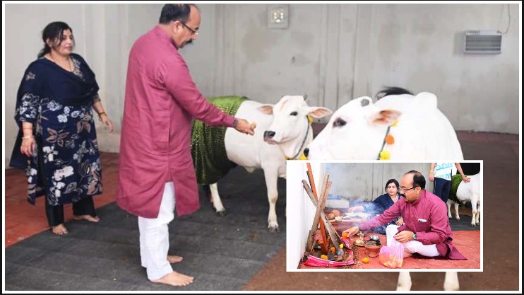 हरेली पर गूंजा हरियाली और समृद्धि का संदेश! उपमुख्यमंत्री अरुण साव ने की गौमाता-कृषि औजारों की पूजा, नीम की डाली से दिया प्रकृति संरक्षण का संदेश