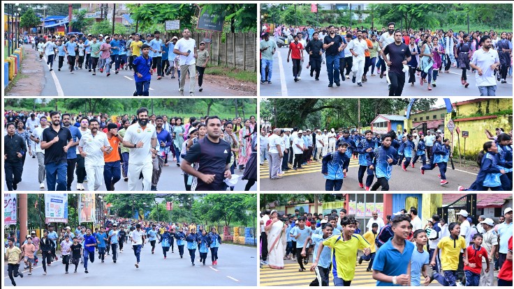 तिरंगे के जुनून में दौड़ा पूरा जशपुर! हजारों कदमों ने दिया देशभक्ति का संदेश, विधायक-कलेक्टर से लेकर बच्चों और युवाओं तक ने लिया ‘नशामुक्त भारत’ का संकल्प