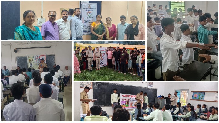 साइबर ठगी के खिलाफ सूरजपुर पुलिस का बड़ा अभियान: स्कूलों से सोशल मीडिया तक गूंजा जागरूकता का संदेश, 1 हजार से अधिक लोग बने ‘साइबर प्रहरी’