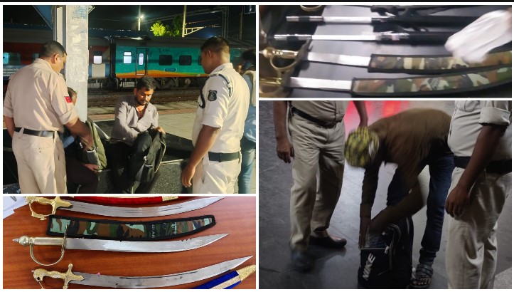 ट्रेनों में संदिग्ध बैगों ने मचाई सनसनी! जांजगीर-चांपा पुलिस का रेलवे स्टेशनों पर बड़ा चेकिंग अभियान, हथियार बरामद होने के बाद यात्रियों को सतर्क रहने की अपील