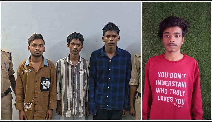 चंगोराभाठा हत्याकांड का 12 घंटे में खुलासा! पुरानी दुश्मनी में युवक की हत्या, 4 आरोपी समेत 4 विधि से संघर्षरत नाबालिक पुलिस की गिरफ्त में