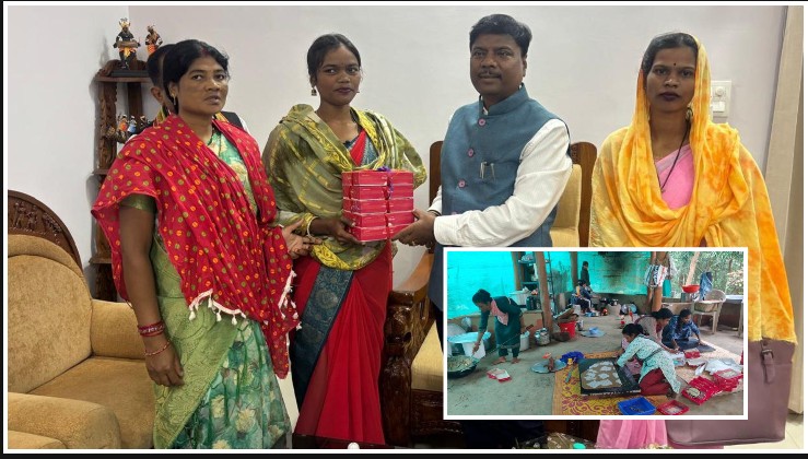 बस्तर की महिलाओं ने मिठास में रचा आत्मनिर्भरता का स्वाद! ऑर्गेनिक काजू और गुड़ से बनाई बिना शक्कर की काजू-कतली, वन मंत्री ने की जमकर सराहना