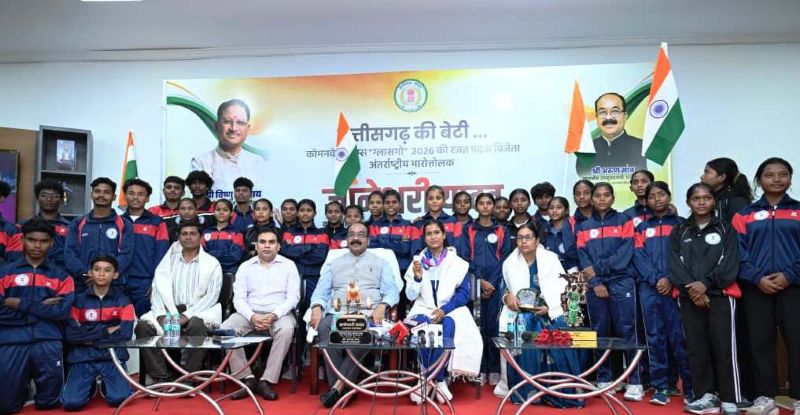 ज्ञानेश्वरी की सफलता से राज्य के युवा लेंगे प्रेरणा, खेलों के लिए तैयार होगा अच्छा वातावरण – अरुण साव