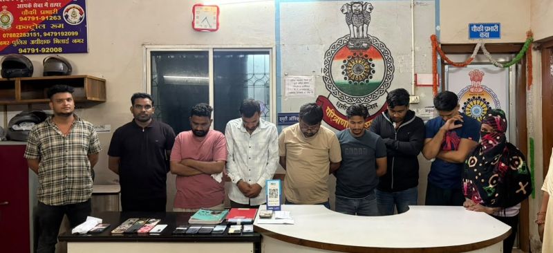 भिलाई के वेलनेस स्पा पर पुलिस का बड़ा छापा! देह व्यापार के कथित नेटवर्क का खुलासा, 9 आरोपी गिरफ्तार और 4 लाख के मोबाइल बरामद