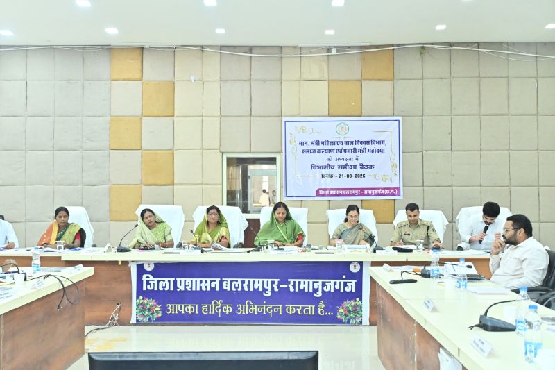 बलरामपुर में प्रभारी मंत्री लक्ष्मी राजवाड़े का बड़ा एक्शन मोड! योजनाओं की जमीनी हकीकत जांचने अफसरों को फील्ड में उतरने और गुणवत्ता पर सख्ती के निर्देश