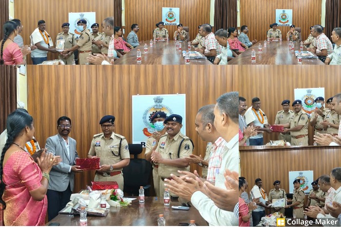रायगढ़ पुलिस परिवार में भावुक हुआ वातावरण, 31 और 39 वर्षों की सेवा के बाद दो पुलिसकर्मी सेवानिवृत्त, सम्मान के साथ दी गई भावभीनी विदाई.