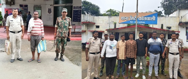 ऑपरेशन शंखनाद में जशपुर पुलिस का बड़ा एक्शन : आठ गौ-वंश मुक्त, एक आरोपी गिरफ्तार, पुराने गौ-वंश तस्करी मामलों के पाँच फरार आरोपी भी पुलिस के शिकंजे में, न्यायिक रिमांड पर भेजे जेल.