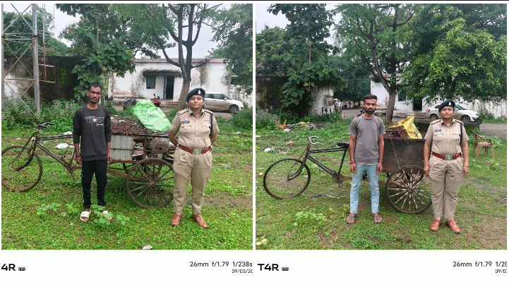 चोरी का सामान खरीदने वाले कबाड़ियों में मचा हड़कंप! बिल्हा पुलिस की रेड में 2 आरोपी गिरफ्तार, 310 किलो लोहे का कबाड़ बरामद—‘ऑपरेशन प्रहार’ में बड़ा एक्शन