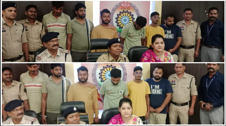 रेलवे कर्मचारी से लूट से लेकर घर में हथियार दिखाकर जेवर लूटने तक का खुलासा, कोटा पुलिस का बड़ा प्रहार—6 आरोपी गिरफ्तार, पिस्टल सहित पूरा माल जब्त