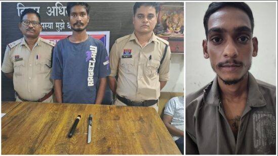 अशोक नगर में चाकू-गुप्ती लेकर दहशत फैला रहे 2 बदमाश गिरफ्तार, सरकंडा पुलिस ने अलग-अलग जगहों पर घेराबंदी कर दबोचा