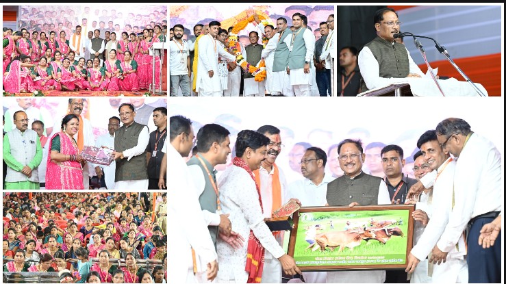 रायपुर में तीजा-पोरा तिहार की धूम, CM साय ने संस्कृति और परंपरा का बढ़ाया मान—कबीर नगर में सर्व समाज भवन के लिए 50 लाख की बड़ी सौगात!