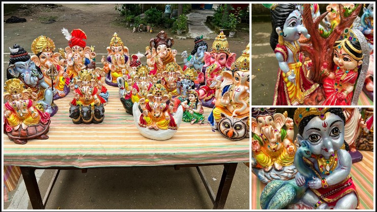 जेल में बनीं गणेश प्रतिमाओं का अनोखा चमत्कार! 500 मूर्तियों में छिपे हैं तुलसी-पौधों के बीज, विसर्जन के बाद भगवान गणेश की प्रतिमाएं बनेंगी हरियाली का आधार