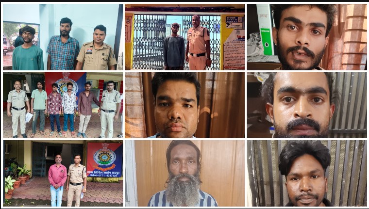 आर्म्स एक्ट और हिंसक अपराधों में फरार वारंटियों पर कसा शिकंजा, सेंट्रल जोन पुलिस ने 72 घंटे में 87 को दबोचा; कोर्ट में किया पेश