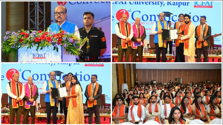 राज्यपाल रमेन डेका का बड़ा संदेश—‘डिजिटल एडिक्शन किसी भी अन्य एडिक्शन से ज्यादा खतरनाक’, दीक्षांत समारोह में 504 विद्यार्थियों को मिलीं उपाधियां, 35 मेधावियों को पदक