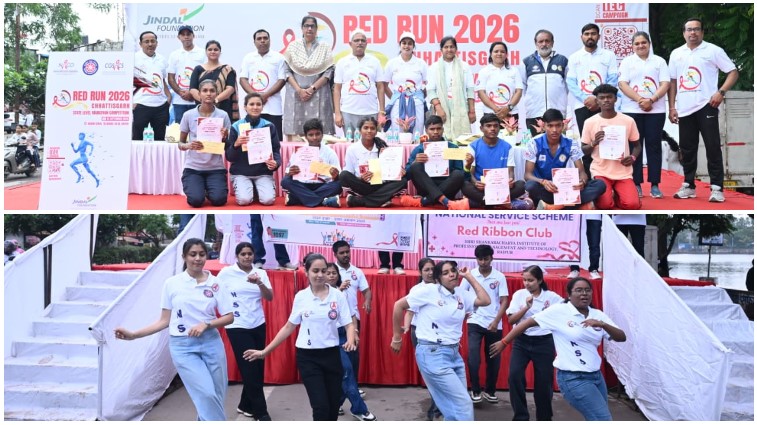 रायपुर में गूंजा जागरूकता का संदेश, 11 KM मैराथन में दौड़े सैकड़ों युवा; एचआईवी रोकथाम और भेदभाव खत्म करने का लिया संकल्प