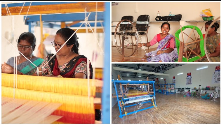हैंडलूम की परंपरा अब बनेगी कमाई का जरिया! घोलेंग में महिलाओं-युवाओं को आधुनिक टेक्सटाइल प्रशिक्षण, शॉल-साड़ी समेत उत्पादों से रोजगार और स्वरोजगार के नए अवसर तैयार