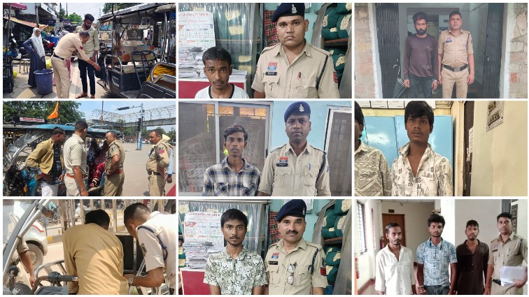 चाकूबाजों पर पुलिस का बड़ा प्रहार! सेंट्रल जोन के 7 थाना क्षेत्रों में एक हफ्ते का विशेष अभियान, 18 बदमाश गिरफ्तार—चाकू-कटार बरामद