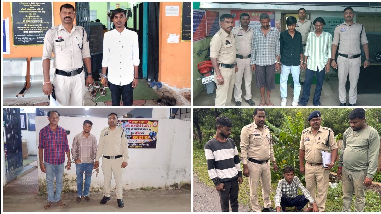 गणेश उत्सव से पहले रायपुर नॉर्थ जोन में पुलिस का बड़ा शिकंजा! सप्ताहभर के अभियान में 79 पर कार्रवाई, 7 चाकूबाजों पर आर्म्स एक्ट, 71 पर प्रतिबंधात्मक कार्रवाई