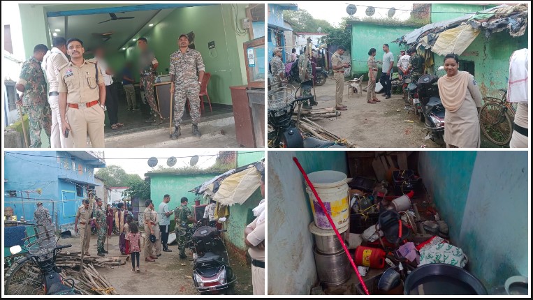 तड़के पुलिस का बड़ा एक्शन! भैंसापसरा, दशरमा रोड और इंदिरा कॉलोनी में 6 संदिग्ध ठिकानों पर दबिश, अवैध गतिविधियों के खिलाफ मचा हड़कंप