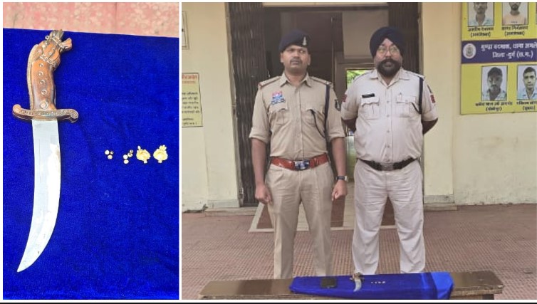 चाकू की नोक पर मंगलसूत्र लूटने वाले दो बाल अपचारी पुलिस की गिरफ्त में! अमलेश्वर-साइबर टीम ने रायपुर से पकड़ा, सोने के जेवर, मोबाइल, चाकू और बाइक बरामद