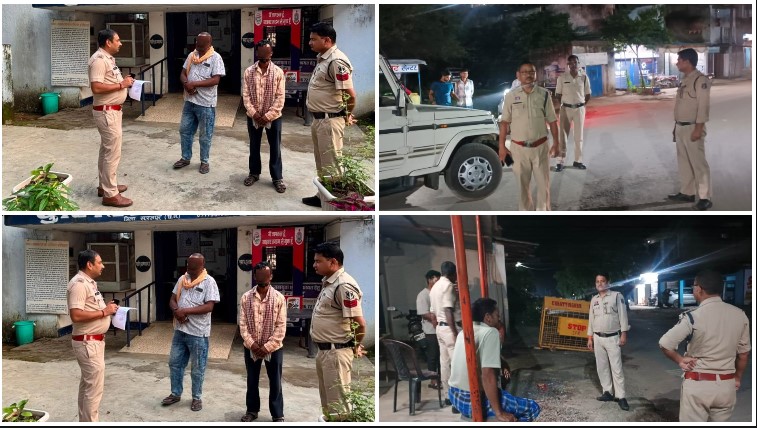 त्योहारों में खलल डालने वालों पर सूरजपुर पुलिस की पैनी नजर! दो दिन चला सघन चेकिंग अभियान, बदमाशों के ठिकानों पर पहुंची पुलिस—अपराध से दूर रहने की दो टूक हिदायत