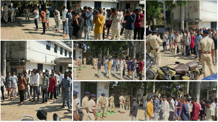 त्योहारों से पहले बिलासपुर पुलिस का बड़ा शिकंजा! 15 दिनों में 813 कार्रवाई, 73 आर्म्स एक्ट केस, 131 पर प्रतिबंधात्मक कार्रवाई और 192 वारंट तामील—गुंडा-बदमाशों पर भी कसा शिकंजा
